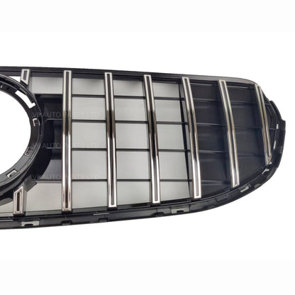 Front Bumper Panamericana Chrome Grille – Fits Mercedes-Benz GLC-Class X253 (GLC 200d, GLC 300 | 2019–2023 Facelift)