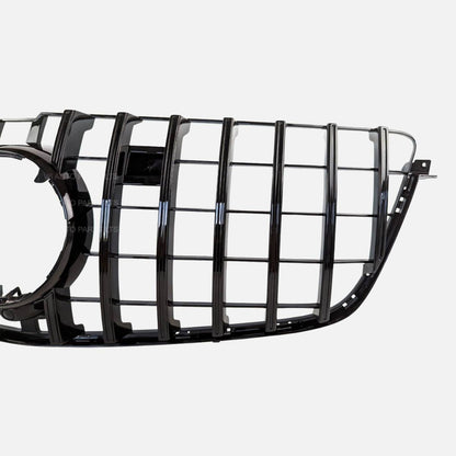 For Mercedes-Benz GL-Class X166 Front Radiator Grille – Panamericana GT Style (GL400, 2013–2016)