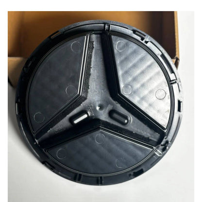 For Mercedes-Benz A-Class W177 Front Grille Black Star Emblem Badge (2018–2021 Hatchback & Sedan)