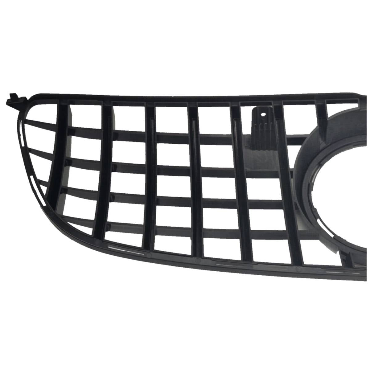 Front Bumper Gloss Black GT Grille – Mercedes GLS-Class X166 (2016–2019 AMG Distronic Style)