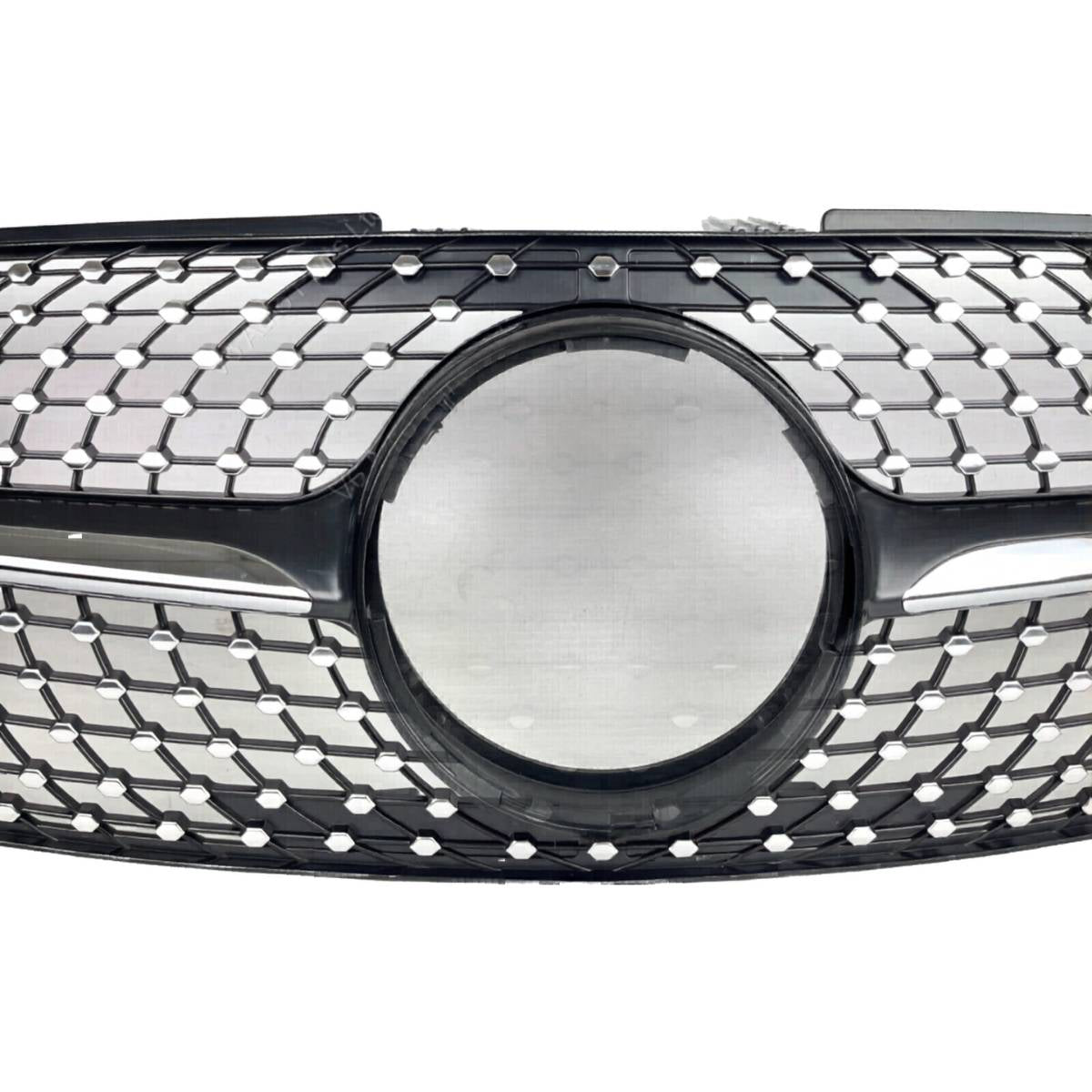 Front Bumper Diamond Black Grille – Fits Mercedes-Benz M-Class W164 (2009–2012 ML320)
