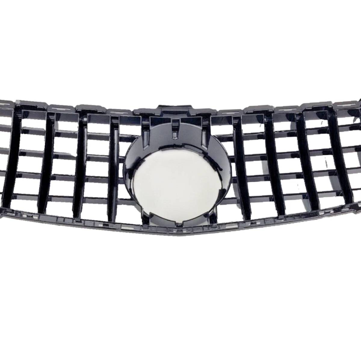 Mercedes-Benz C-Class C205 GT Panamericana Front Radiator Grille (2015–2018, Chrome, No Camera Hole)