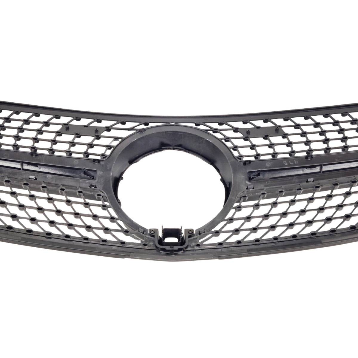 Front Radiator AMG Diamond Style Black on Chrome Fin Grille – Fits Mercedes-Benz GLE-Class W292/C292 (2015–2018)