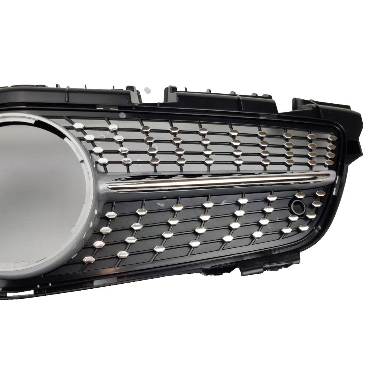 For Mercedes SLK R172 Diamond Chrome Grille (2011–2016 SLK55/SLK200 Pre-Facelift)