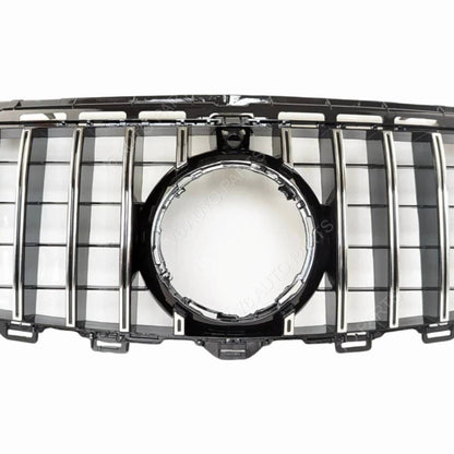 For  Mercedes-Benz E-Class A238 Front Bumper GT Panamericana Chrome Grille (2016–2021 | E250, E300, E400 | Avantgarde, Sport, AMG-Line)
