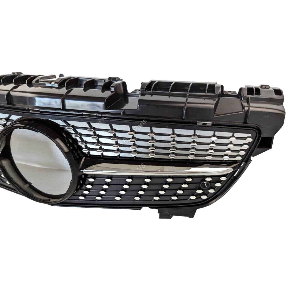 For Mercedes-Benz SLK R172 Front Bumper Grille – AMG Diamond Style Black (2011–2016, SLK200/SLK55 AMG Pre-Facelift)