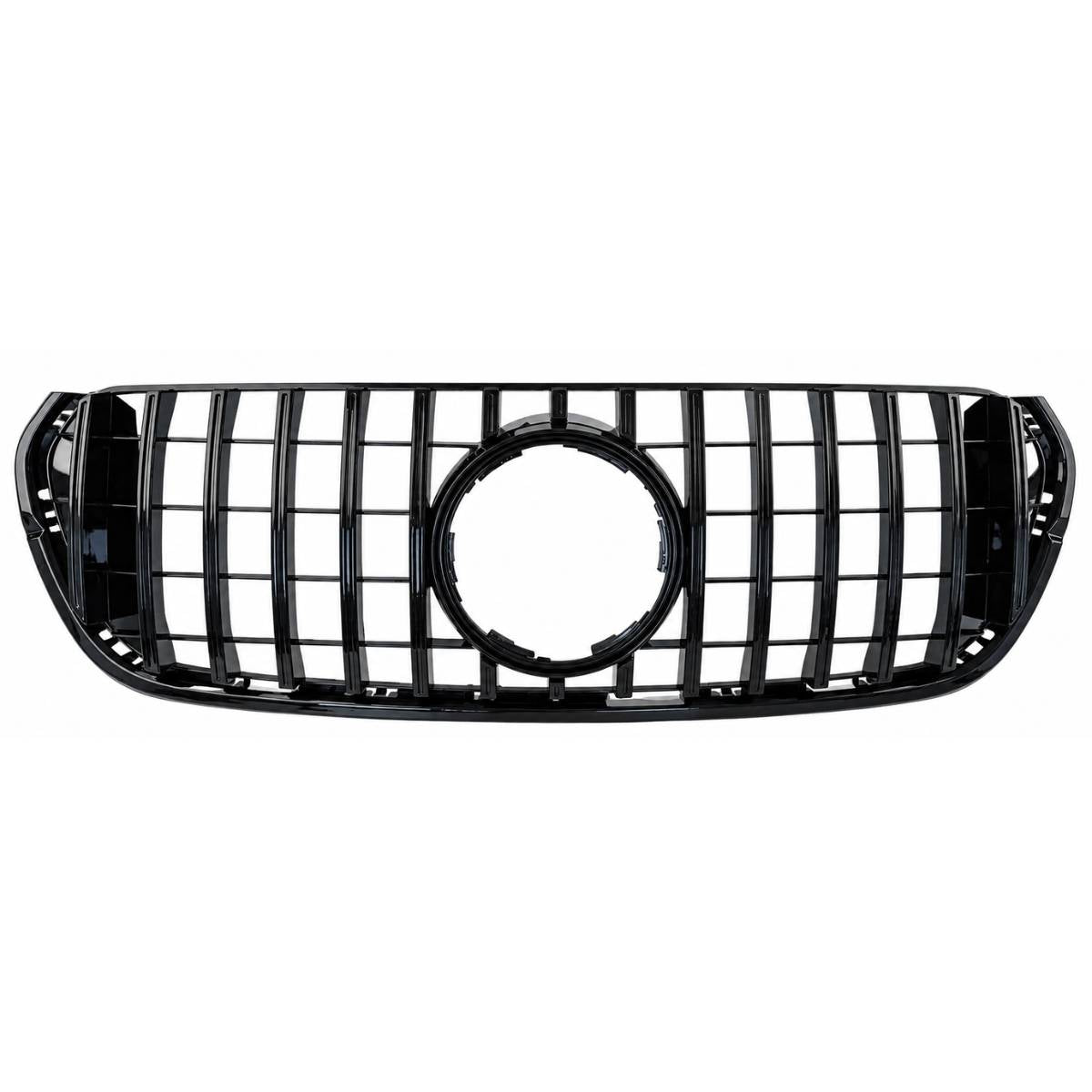 For Mercedes-Benz X-Class X470 Front Bumper GT Style Gloss Black Grille (2019–2022, 220d)