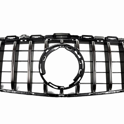 Front Radiator Panamericana Chrome Grille – Mercedes C‑Class A205 C300 C180d C43 GTR (2018–2020)