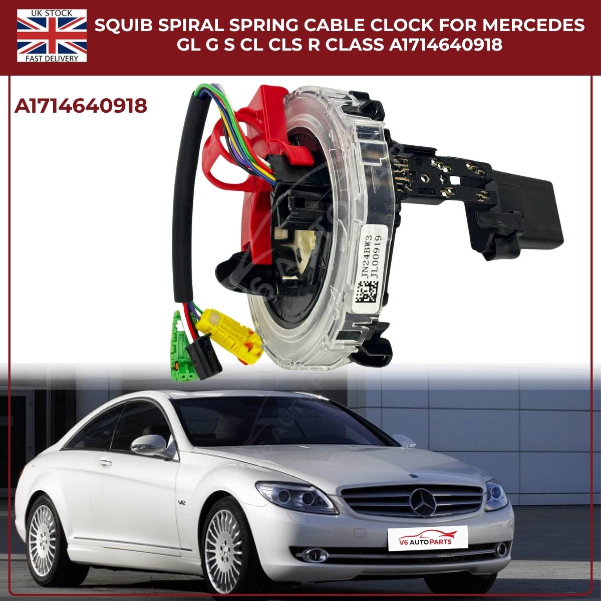 Squib Spiral Spring Cable Clock For Mercedes GL G S CL CLS R Class