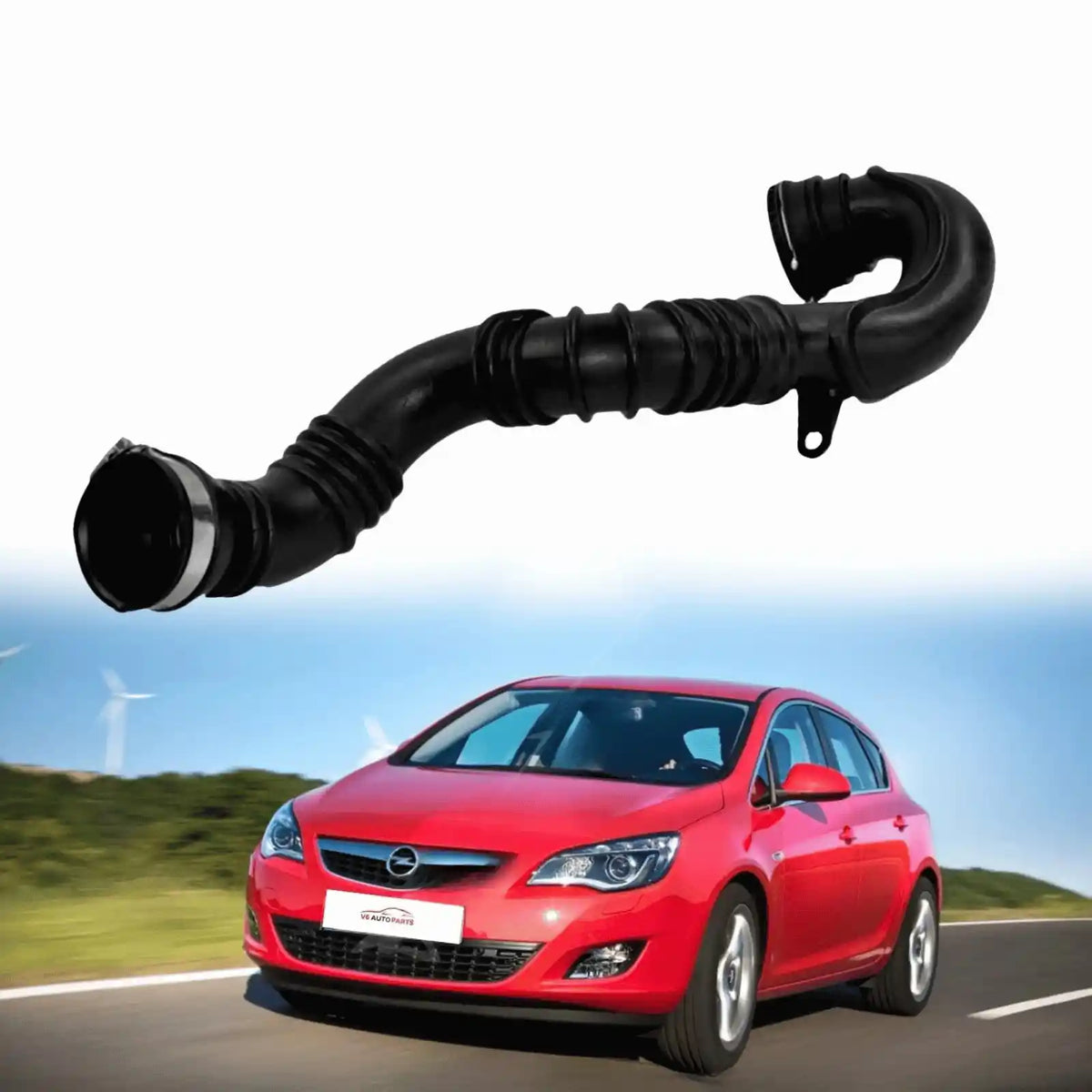 image of Vauxhall Astra J 1.7 turbo intercooler hose pipe 13265280