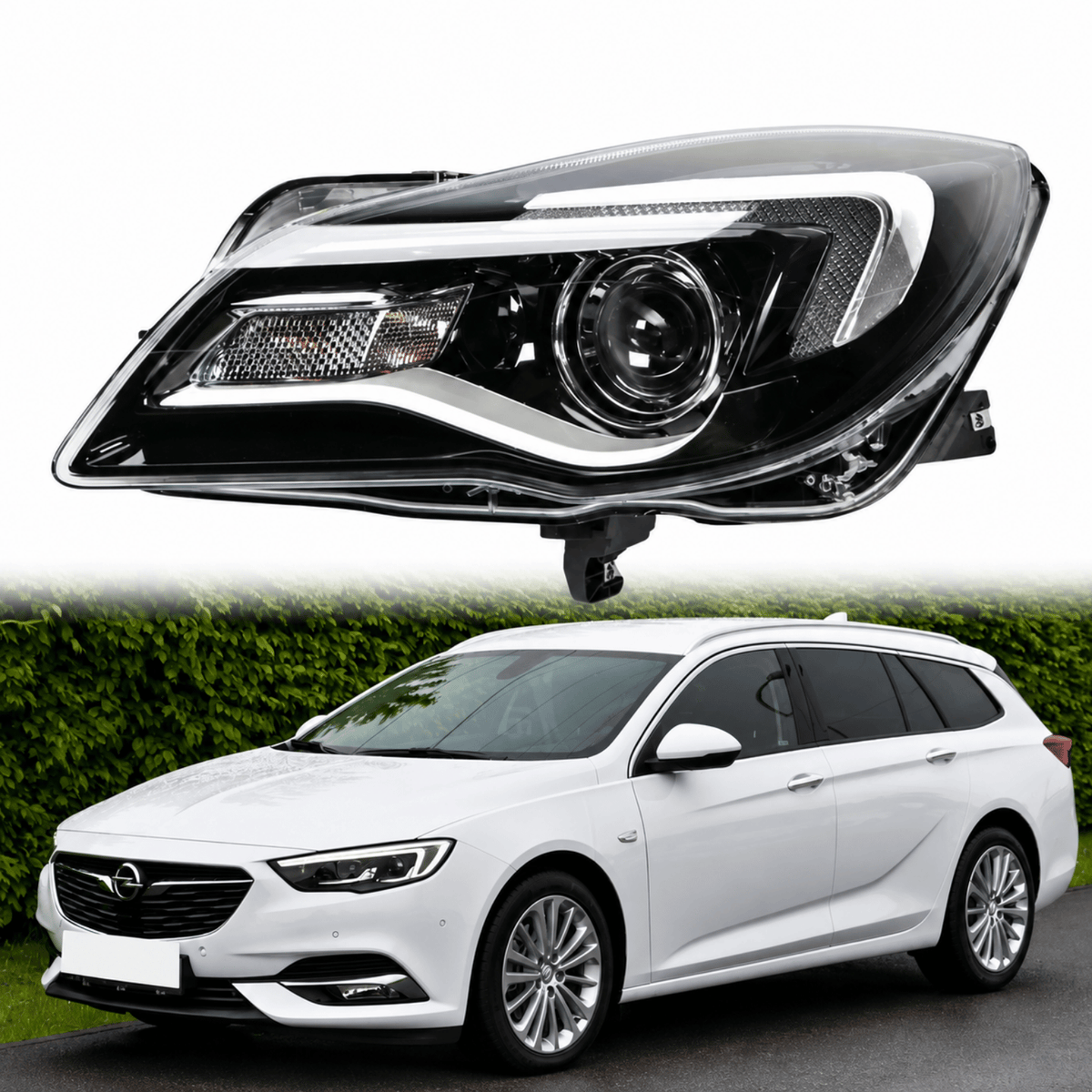 image of Vauxhall Insignia Passenger Side LED DRL Headlight 13409908