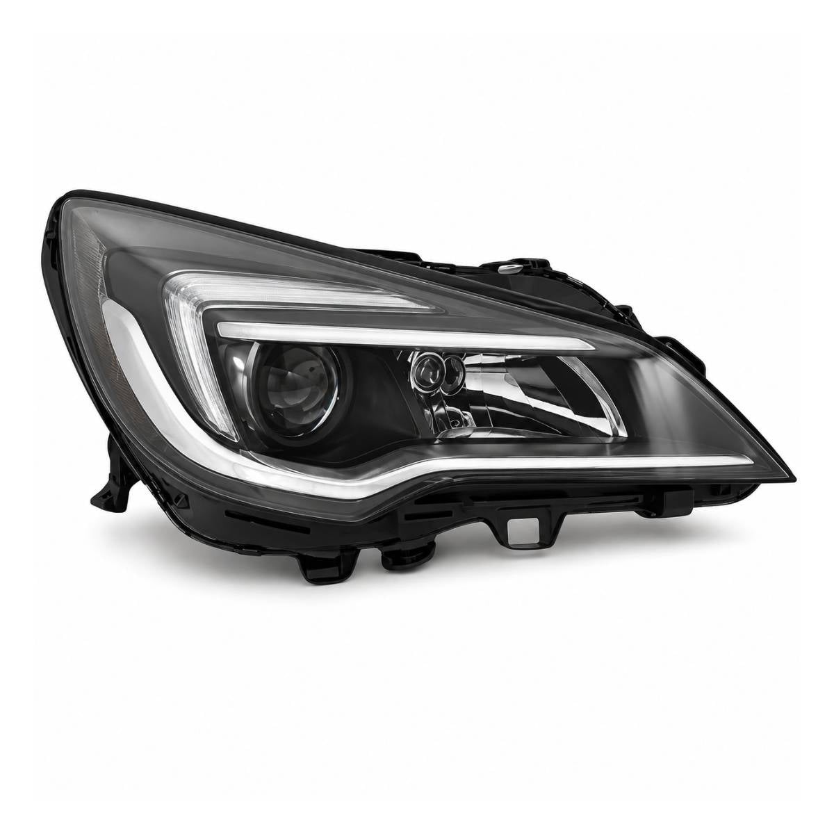 Vauxhall Astra Mk7 Headlight Halogen Black Inner (2015‑2020, Driver Side RHD)
