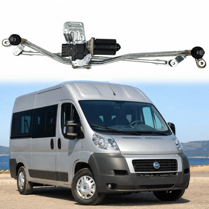 image of Front Windscreen Wiper Linkage Motor Assembly for Citroen Relay MK2 1363339080