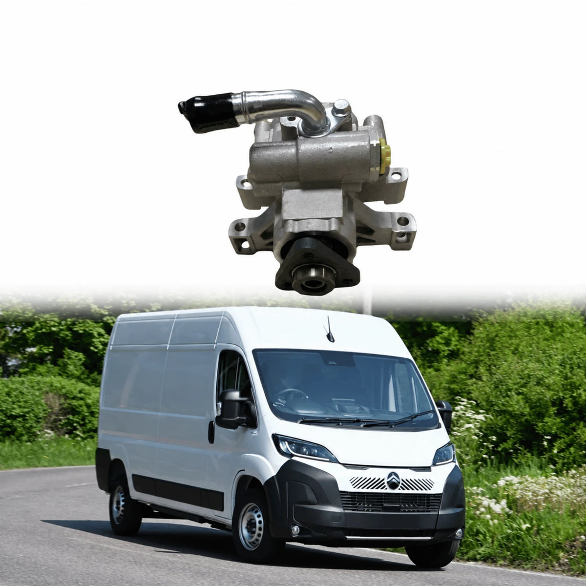 Image of power steering pump 1370733 for Ford Transit MK8 2.2 TDCi FWD