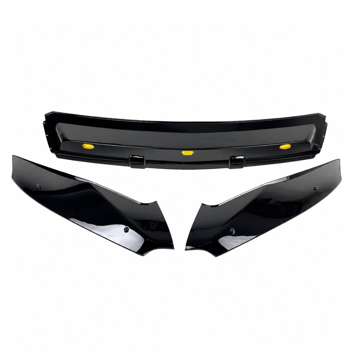 Mercedes W907 Sprinter Front Hood Stone Deflector Guard with LED – 2018–2025