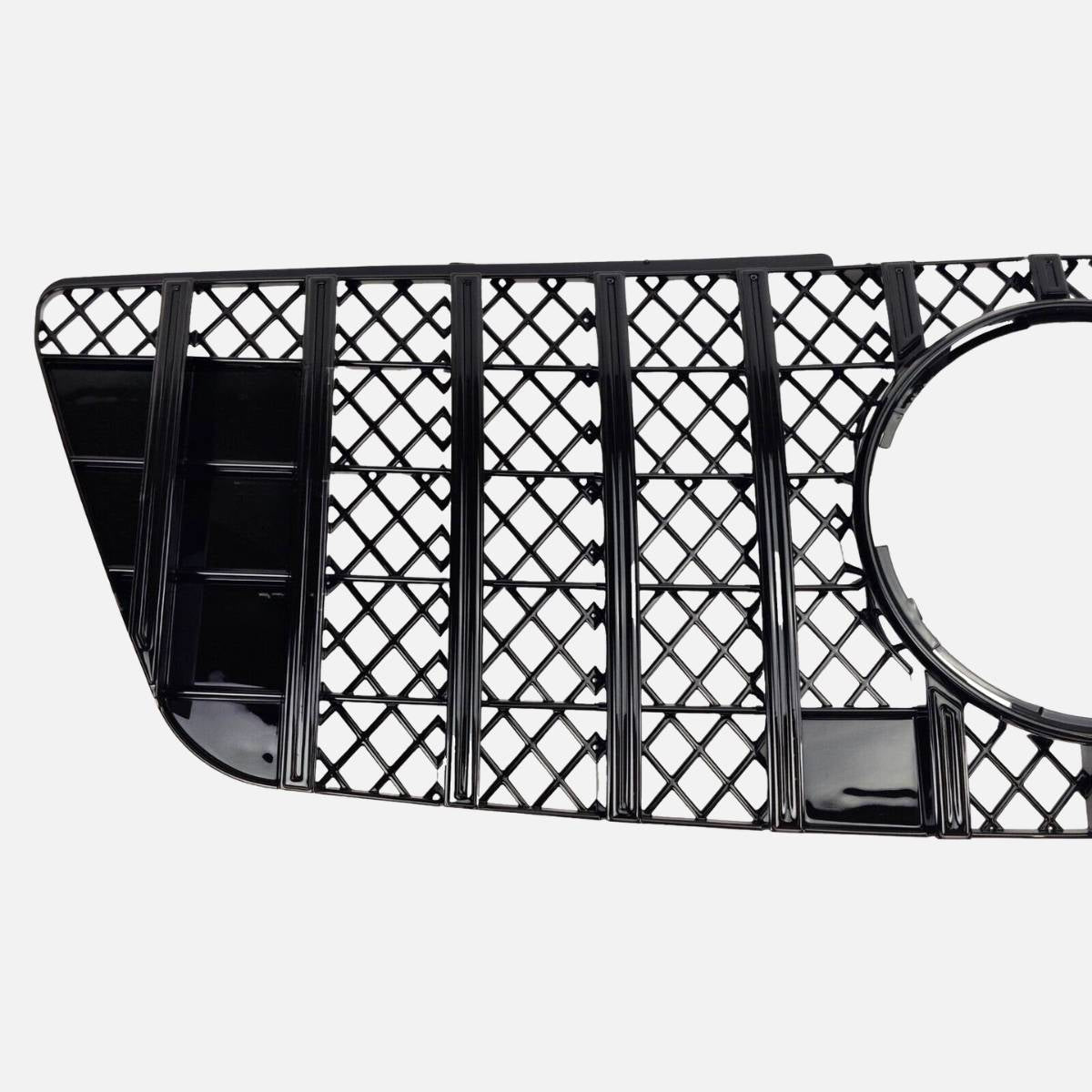For Mercedes M-Class W164 Front GT Grille – Gloss Black (ML320/ML350/ML550, 2009–2012)