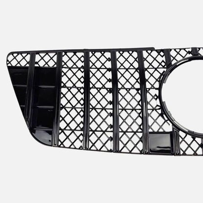 For Mercedes M-Class W164 Front GT Grille – Gloss Black (ML320/ML350/ML550, 2009–2012)