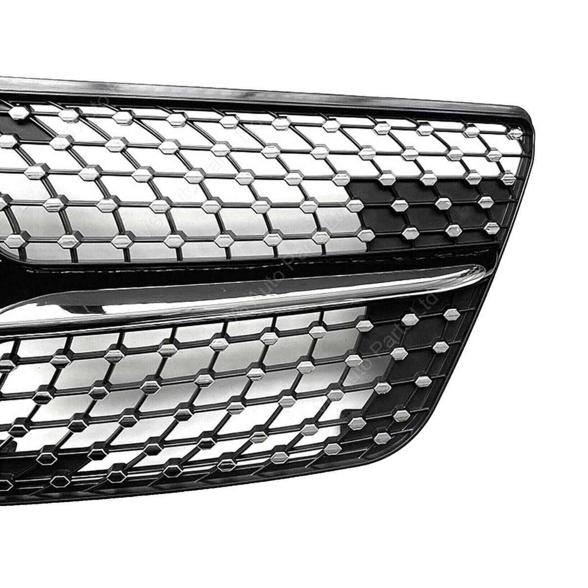 Front Bumper Diamond Black Grille – Fits Mercedes-Benz M-Class W164 (2009–2012 ML320)