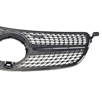 Front Radiator AMG Diamond Style Black on Chrome Fin Grille – Fits Mercedes-Benz GLE-Class W292/C292 (2015–2018)