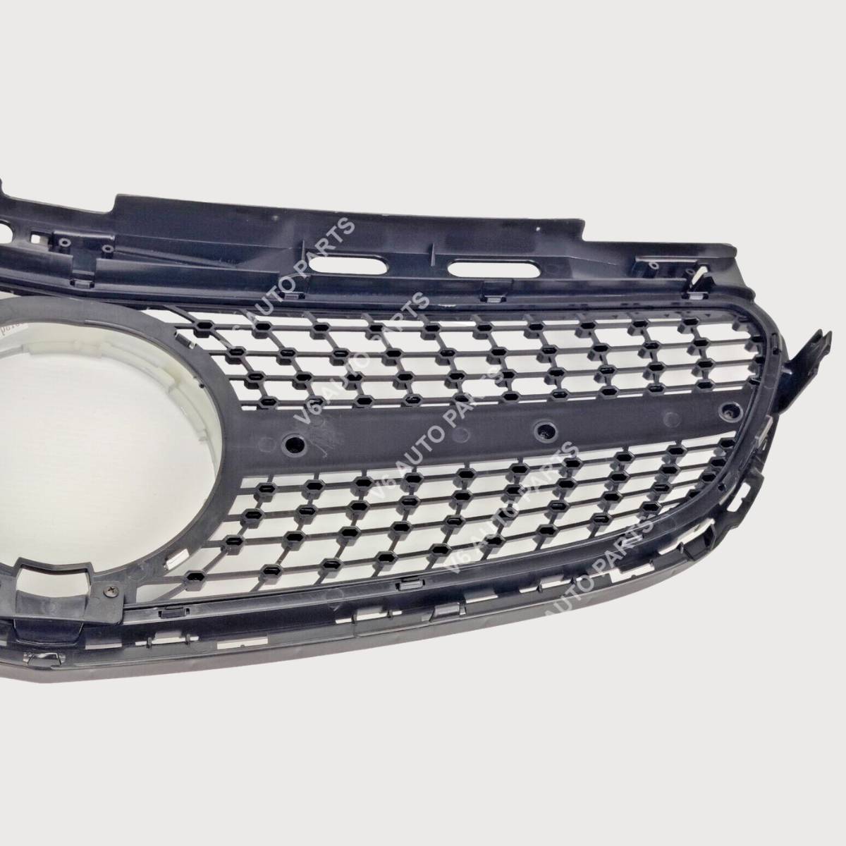 For Mercedes E‑Class W212 Diamond Front Grille – AMG Facelift E250 (2013–2016)