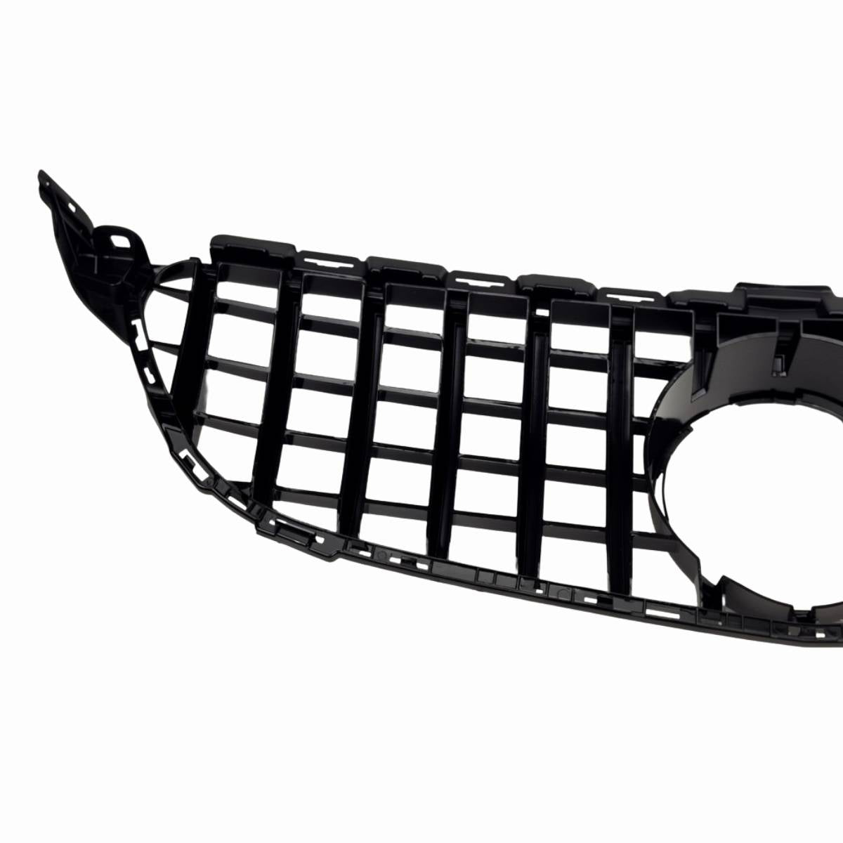 Mercedes-Benz C-Class C205 GT Panamericana Front Radiator Grille (2015–2018, Chrome, No Camera Hole)