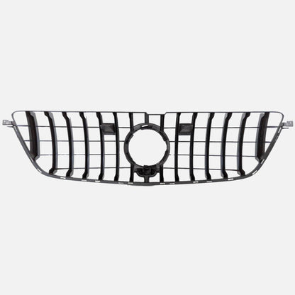 For Mercedes-Benz GL-Class X166 Front Radiator Grille – Panamericana GT Style (GL400, 2013–2016)