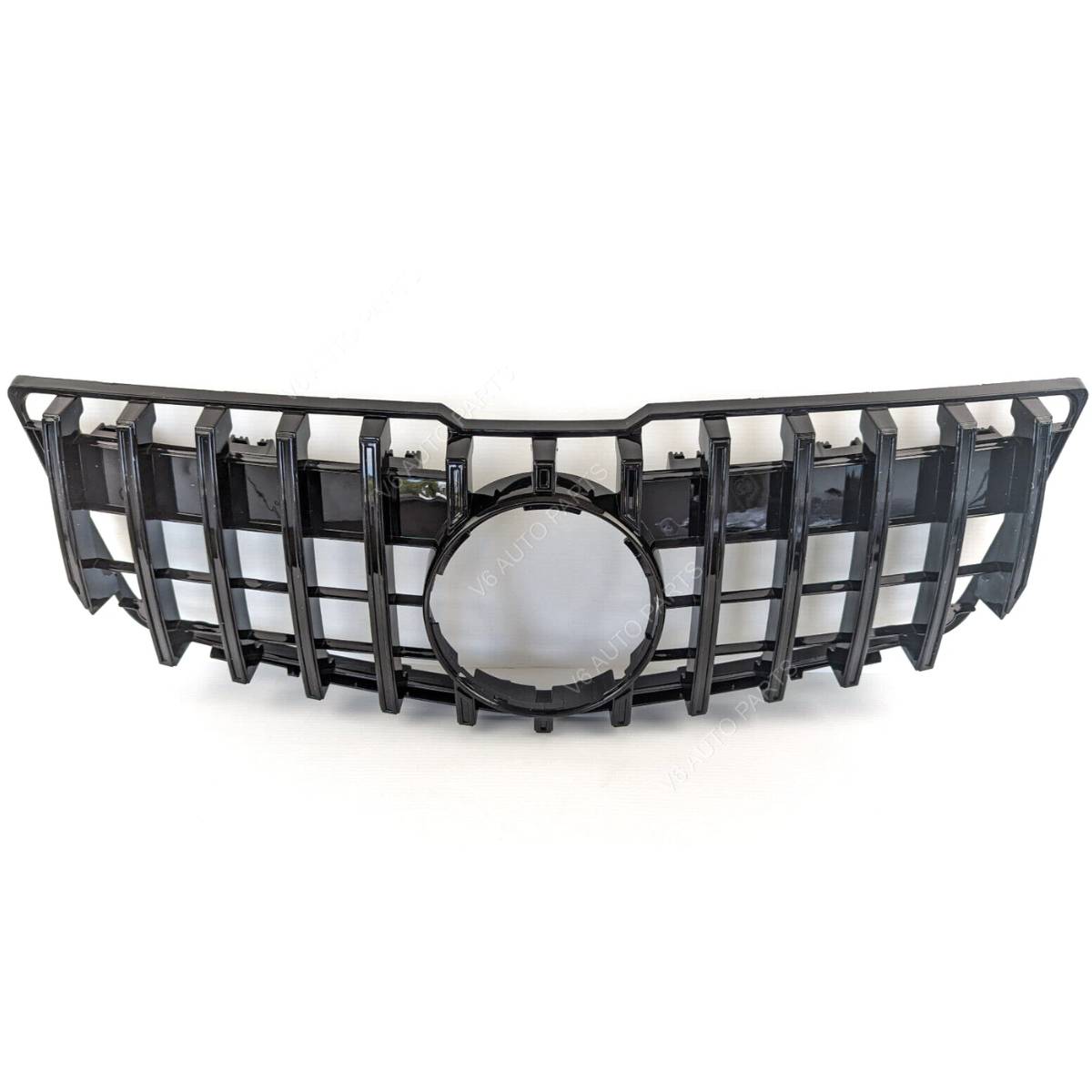 For Mercedes-Benz GLK-Class X204 (2008–2012) GLK250 Front Radiator Grille – Black Panamericana GT Style