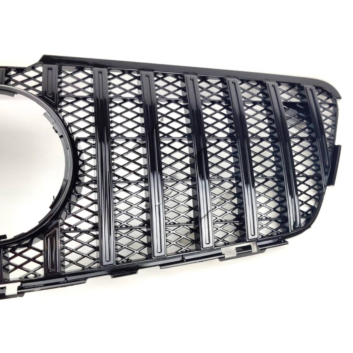 For Mercedes R-Class W251 GT Grille – Gloss Black Front Radiator (2011–2017, AMG R63 / R280CDI)