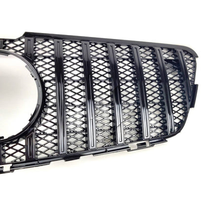 For Mercedes R-Class W251 GT Grille – Gloss Black Front Radiator (2011–2017, AMG R63 / R280CDI)
