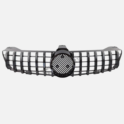 For Mercedes CLS-Class W219 GT Front Grille – Gloss Black Radiator Grill Upgrade (2005–2008)