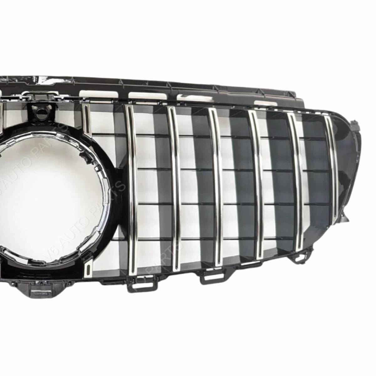 For  Mercedes-Benz E-Class A238 Front Bumper GT Panamericana Chrome Grille (2016–2021 | E250, E300, E400 | Avantgarde, Sport, AMG-Line)
