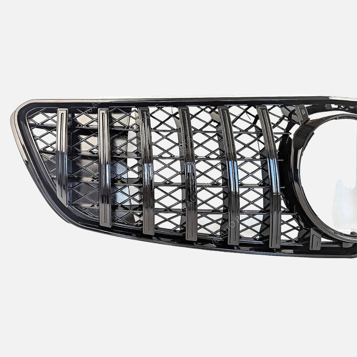 For Mercedes R-Class W251 AMG R300L Panamericana GT Front Bumper Grille – Gloss Black (2006–2010)