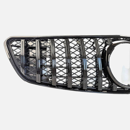 For Mercedes R-Class W251 AMG R300L Panamericana GT Front Bumper Grille – Gloss Black (2006–2010)