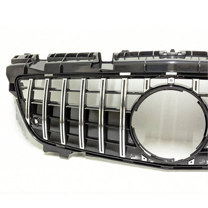 For Mercedes SLK-Class R172 GT-R Chrome Front Radiator Grille (2011–2016 SLK250, SLK55 AMG, SLK300 Pre-Facelift)