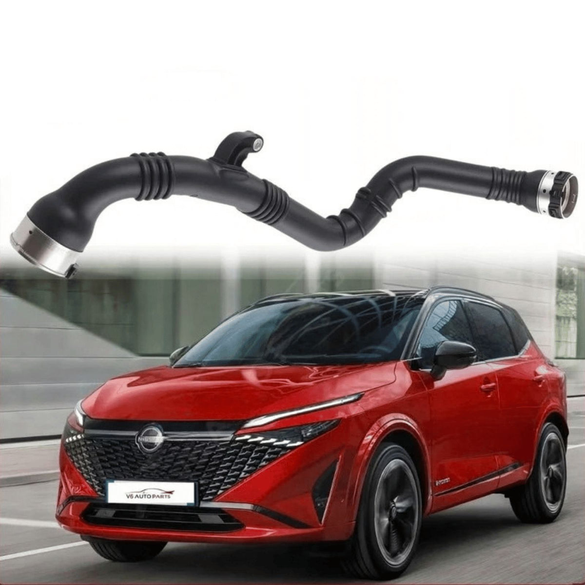 Image of 1446000Q3F intercooler hose pipe for Renault Megane
