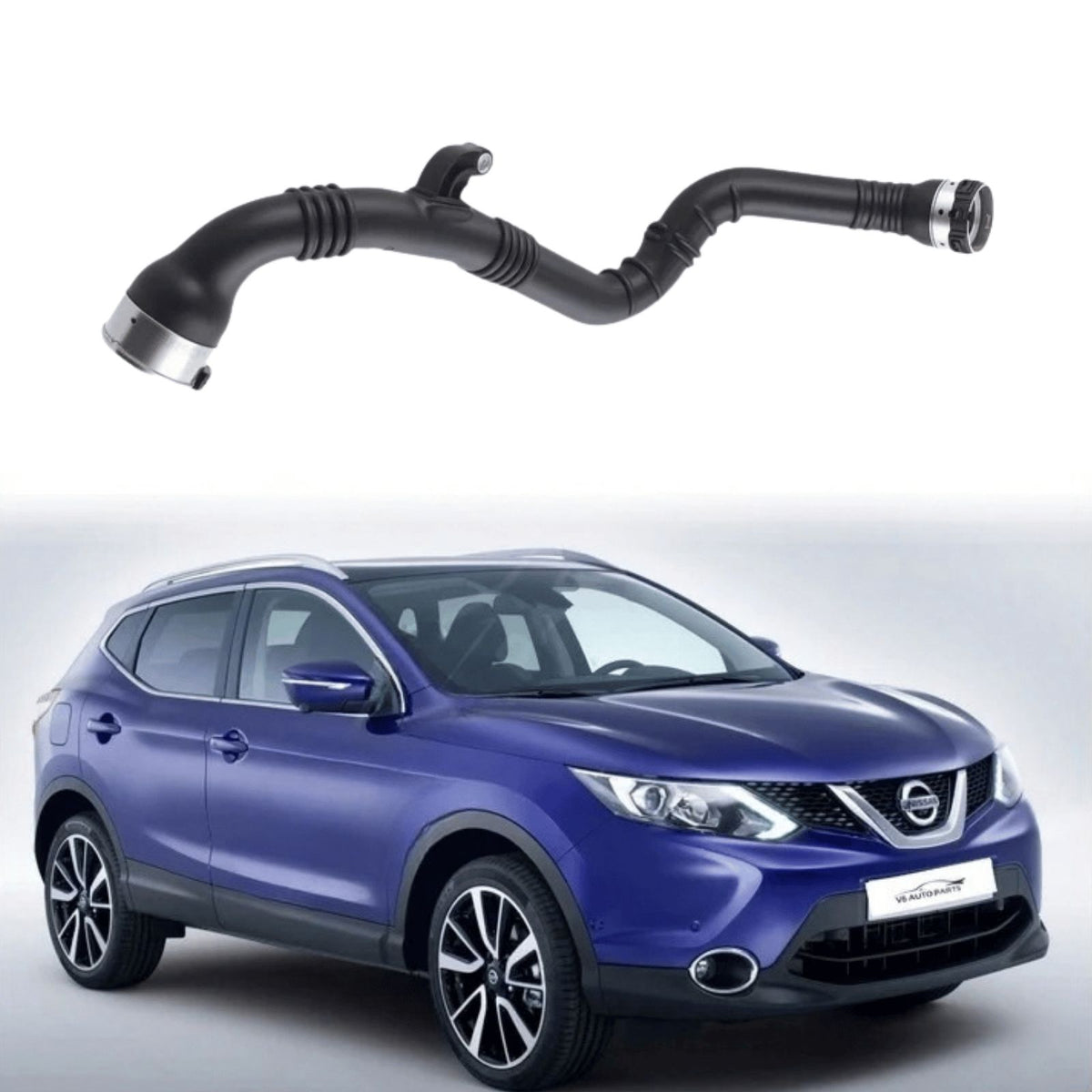 Image of Nissan Qashqai 1.5 dCi turbo intercooler hose, part number 144602443R
