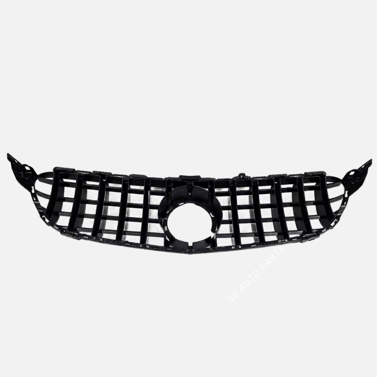 Front Bumper Panamericana Gloss Black Grille – Mercedes C‑Class S205 (2018–2020 C43 AMG)