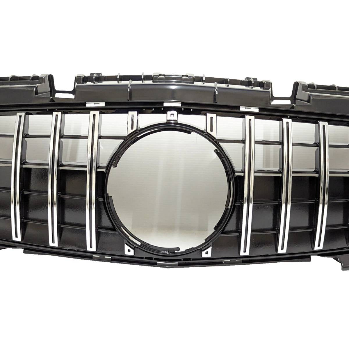 For Mercedes SLK-Class R172 GT-R Chrome Front Radiator Grille (2011–2016 SLK250, SLK55 AMG, SLK300 Pre-Facelift)
