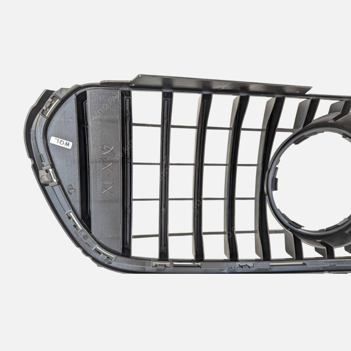 For Mercedes-Benz X-Class X470 Front Bumper GT Style Gloss Black Grille (2019–2022, 220d)