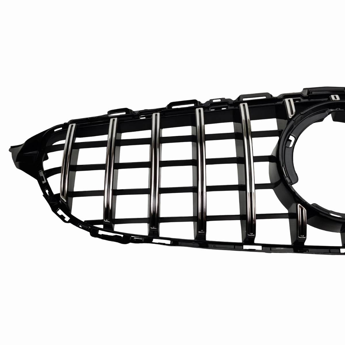 Front Radiator Panamericana Chrome Grille – Mercedes C‑Class A205 C300 C180d C43 GTR (2018–2020)