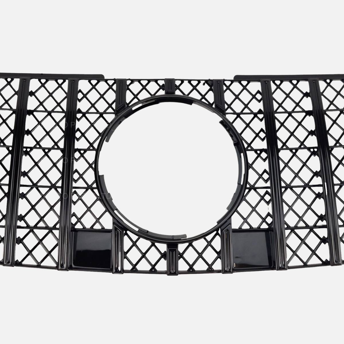 For Mercedes M-Class W164 Front GT Grille – Gloss Black (ML320/ML350/ML550, 2009–2012)