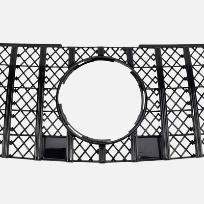 For Mercedes M-Class W164 Front GT Grille – Gloss Black (ML320/ML350/ML550, 2009–2012)