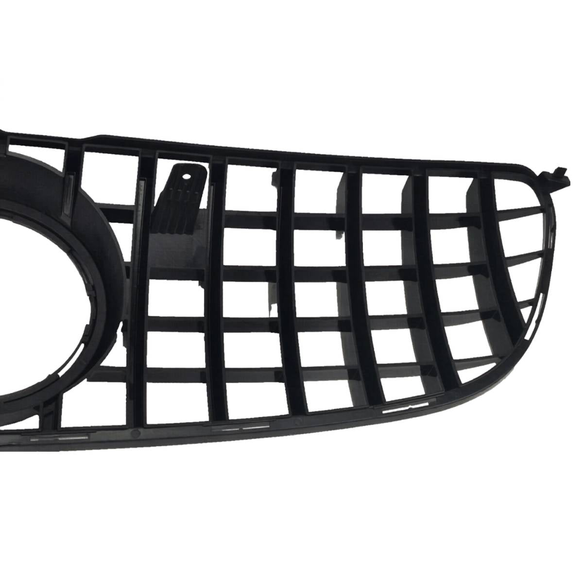 Front Bumper Gloss Black GT Grille – Mercedes GLS-Class X166 (2016–2019 AMG Distronic Style)