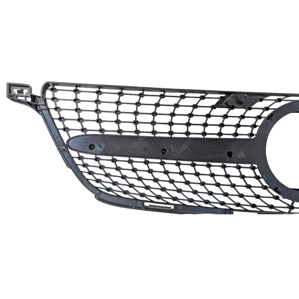 For Mercedes M‑Class X166 ML63 AMG Front Radiator Diamond Grille Black Chrome (2011–2016)