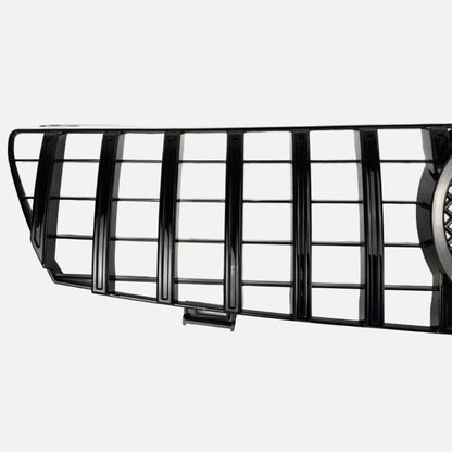 For Mercedes CLS-Class W219 GT Front Grille – Gloss Black Radiator Grill Upgrade (2005–2008)