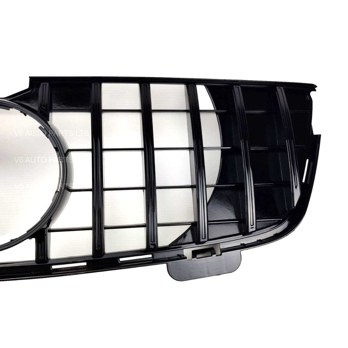 For Mercedes‑Benz GL‑Class X164 (2006–2009) Front Radiator GT‑R Style Black Grille – Fits GL320 & GL450
