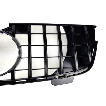 For Mercedes‑Benz GL‑Class X164 (2006–2009) Front Radiator GT‑R Style Black Grille – Fits GL320 & GL450