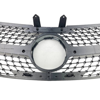 For Mercedes M-Class W164 Front Radiator Diamond Chrome Grille (2009–2012 ML320)