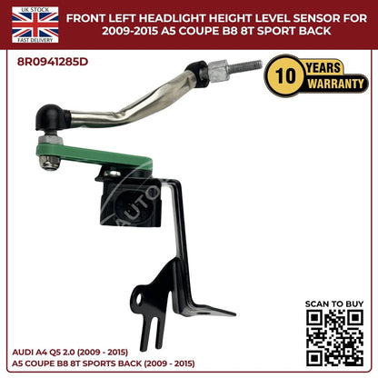 Front Left Headlight Level Sensor for Audi A4 / Q5 (2009–2015) – OEM 8R0941285E