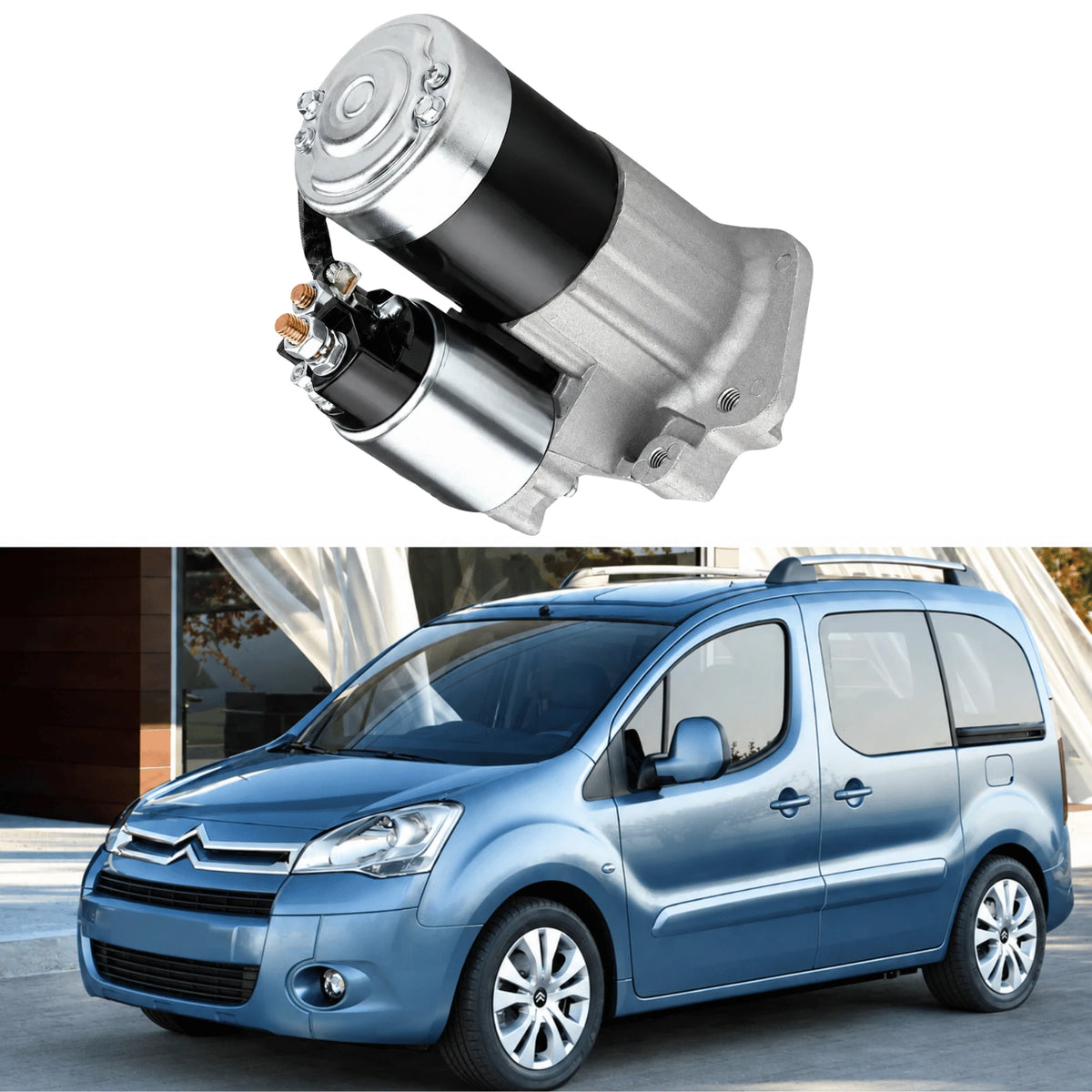 image of Citroen Berlingo 2.0 HDi Diesel Engine Starter Motor 1502453001E